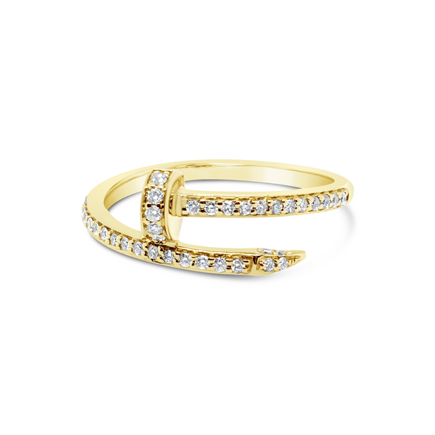 Yellow Gold Diamond Fashion Ring