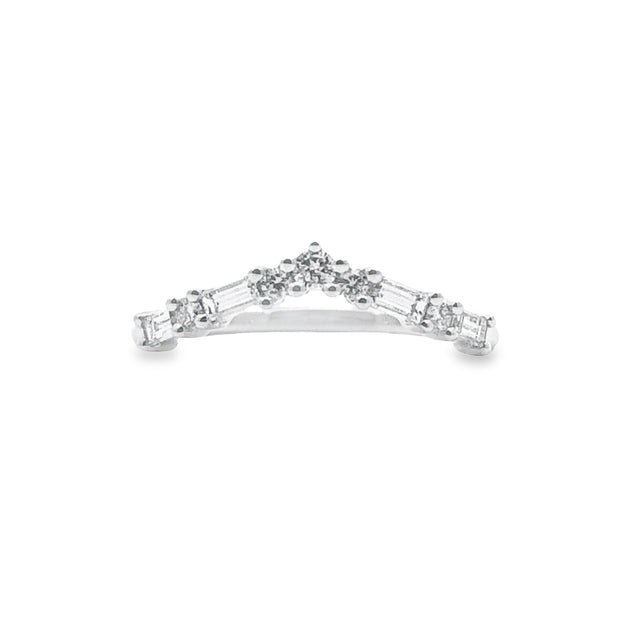 IMAGINE V Shape Diamond Wedding Band