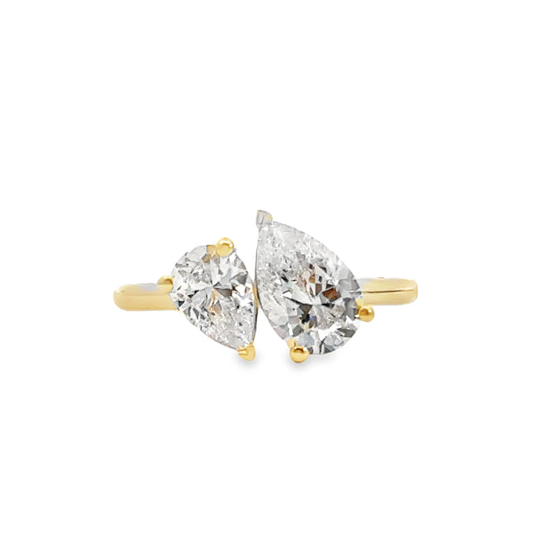 Padis Classique Dual Stone Engagement Ring