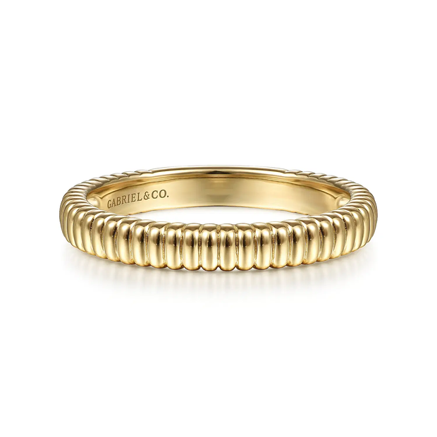 GABRIEL & CO "Stackable" Wedding Band