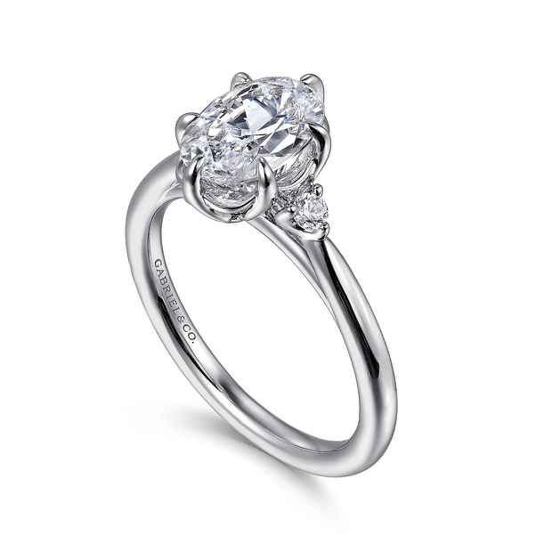 GABRIEL & CO "Contemporary" Engagement Ring