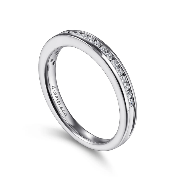 GABRIEL & CO "Contemporary" Wedding Band