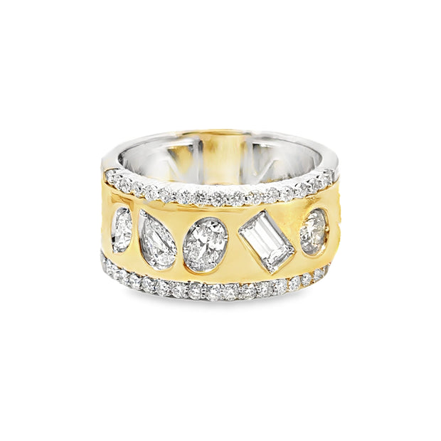 Yellow Gold Diamnd Fashion Band