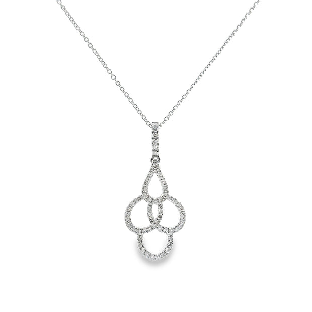 White Gold Diamond Fashion Pendant