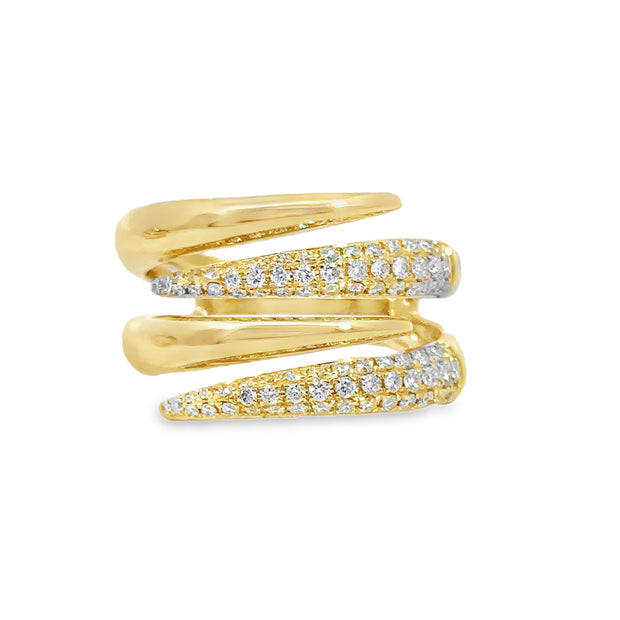 Yellow Gold Diamond Fashion Ring