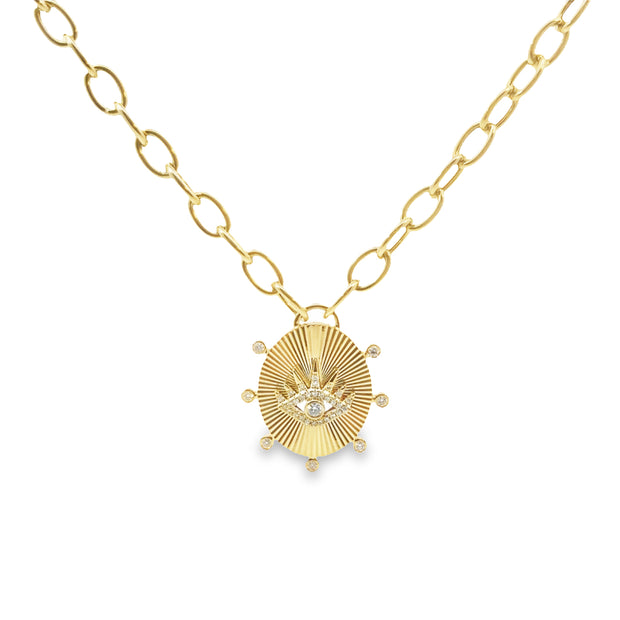 Yellow Gold Diamond Fashion Necklace