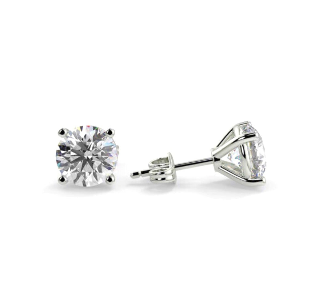 1.31ct Forevermark Diamond Cluster Stud Earrings - Underwoods Jewelers