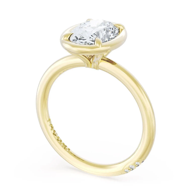 Tacori "Founder's Crescent" Engagement Ring