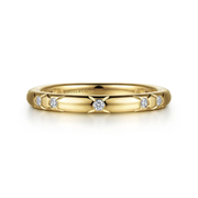 GABRIEL & CO "Stackable" Wedding Band