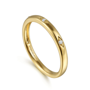 GABRIEL & CO "Stackable" Wedding Band