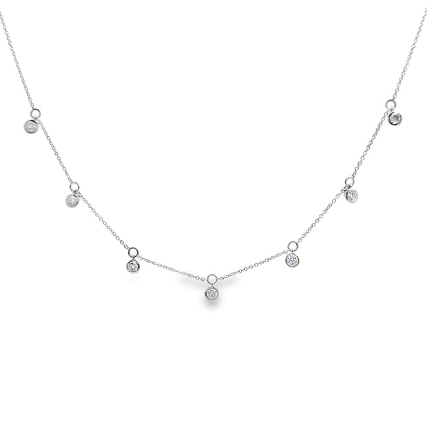 White Gold "Diamonds By The Yard" Necklace