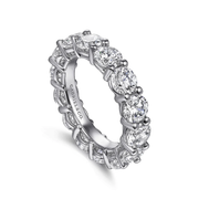 GABRIEL & CO "Contemporary" Eternity Band