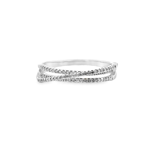 White Gold Diamond Fashion Ring