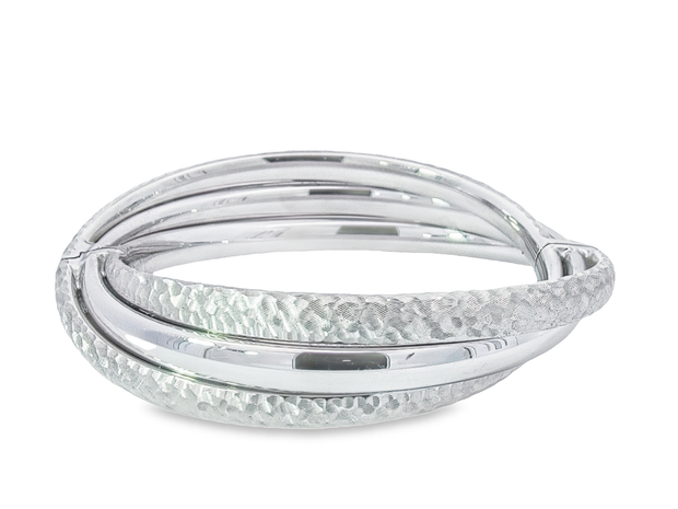 White Gold Fashion Bangle Bracelet