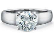 Precision Set "FlushFit" Solitaire Engagement Ring